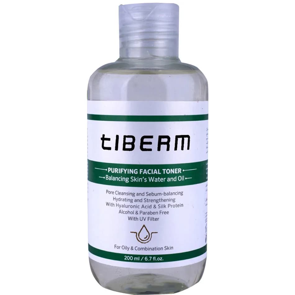 تونر مناسب پوست مختلط تیبرم Tiberm حجم 200 میل
