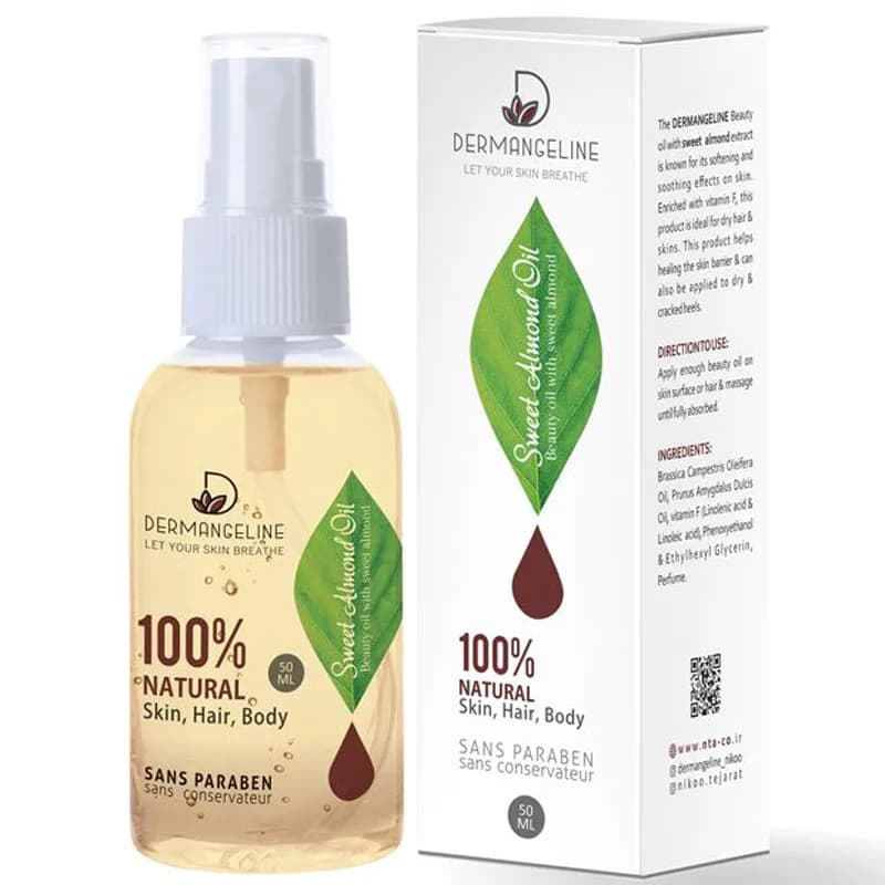 روغن بادام شیرین درم انجلین Dermangeline حجم 50 میل