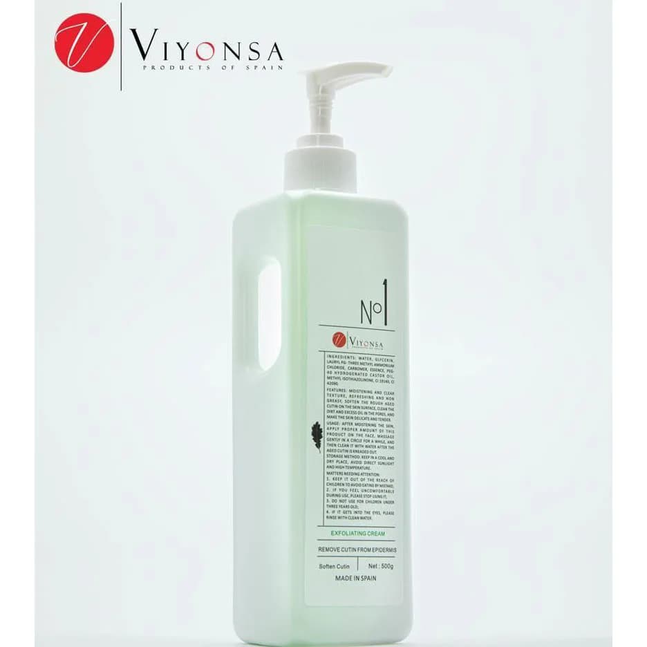 کرم لایه بردار ویونسا VIYONSA حجم ۵۰۰ گرم