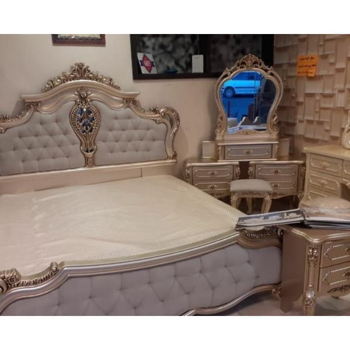 سرویس خواب 2نفره کلاسیک کد 19 مبلمان فرنا مدل 1143309