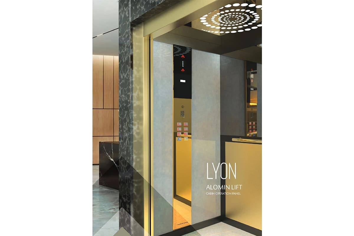 شستی کابین آسانسور مدل لیون