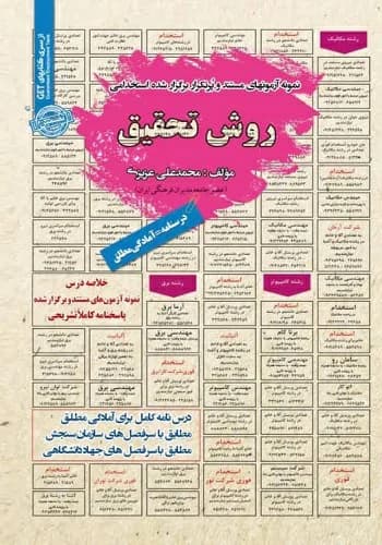 کتاب استخدامی روش تحقیق انتشارات سامان سنجش