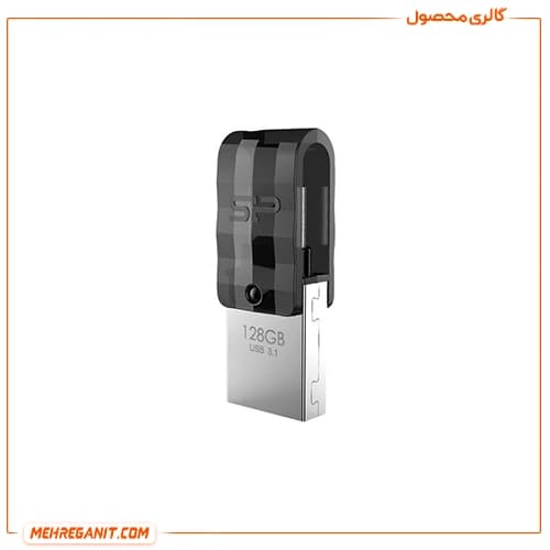 فلش مموری سیلیکون پاور مدل Mobile C31 OTG ظرفیت 128 گیگابایت — تصویر ۲