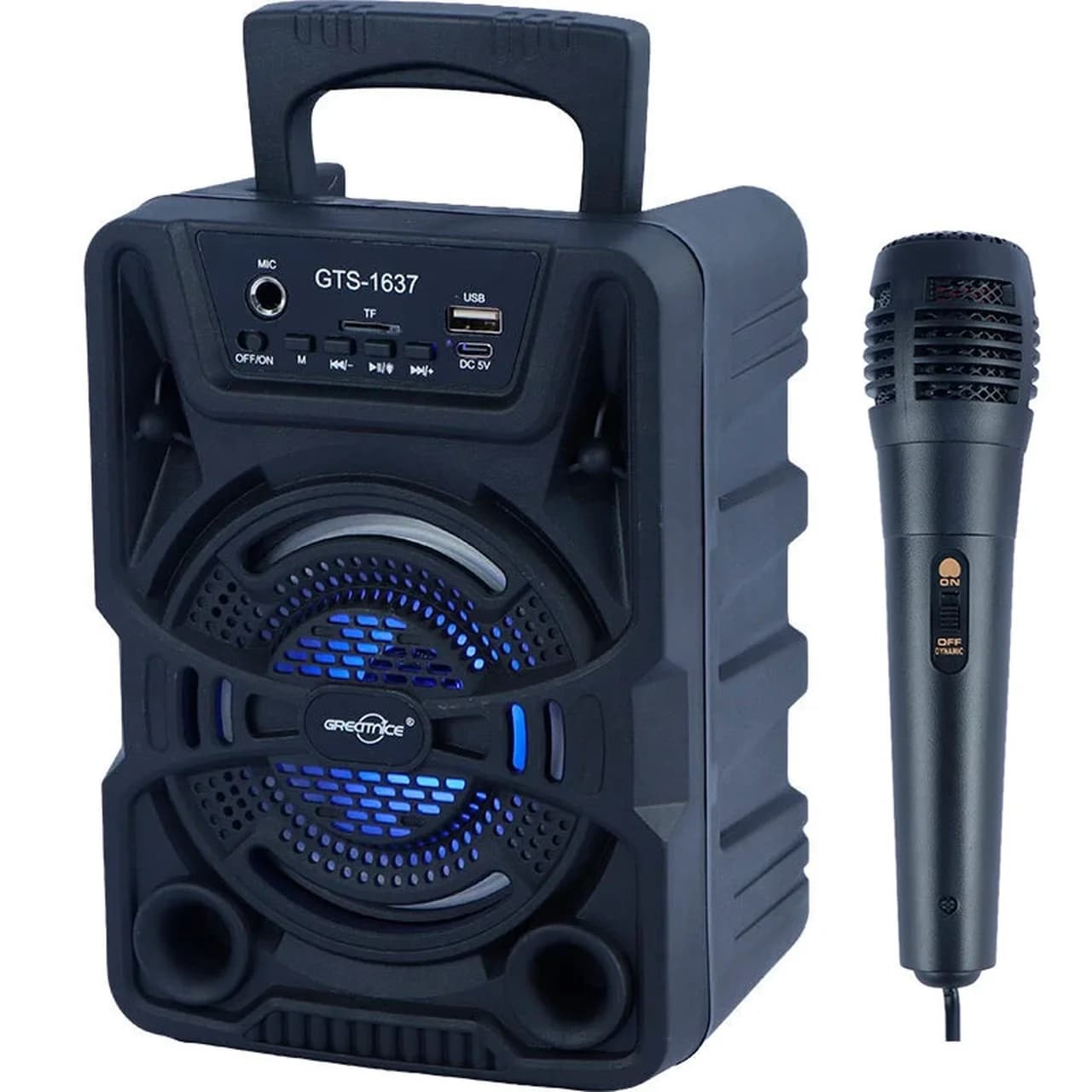 اسپیکر بی سیم GreatNice مدل GTS-1637 – مشکی – TCO — تصویر ۲