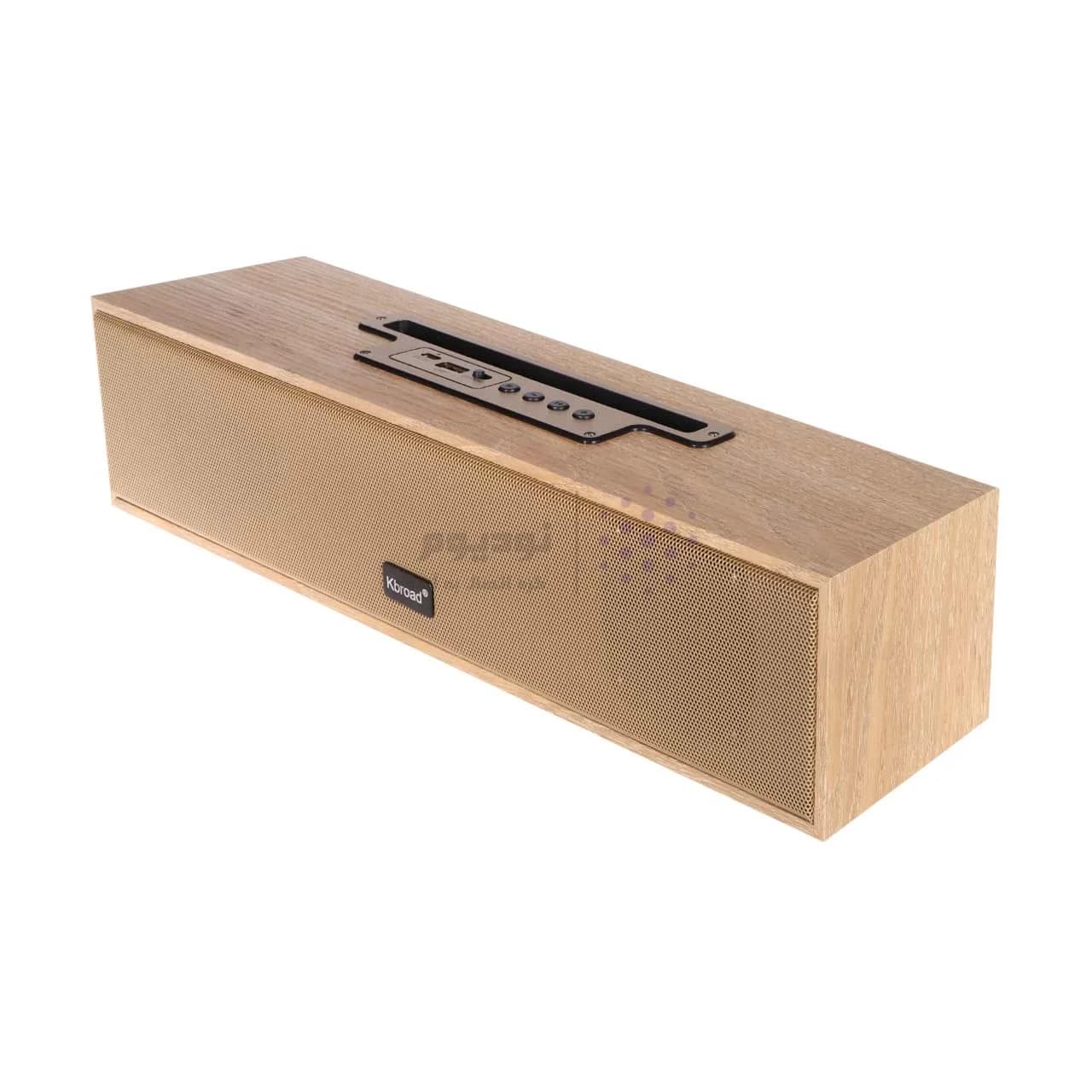 اسپیکر بی سیم Kbroad مدل Wooden KTS-1738 – بژ – TCO — تصویر ۲