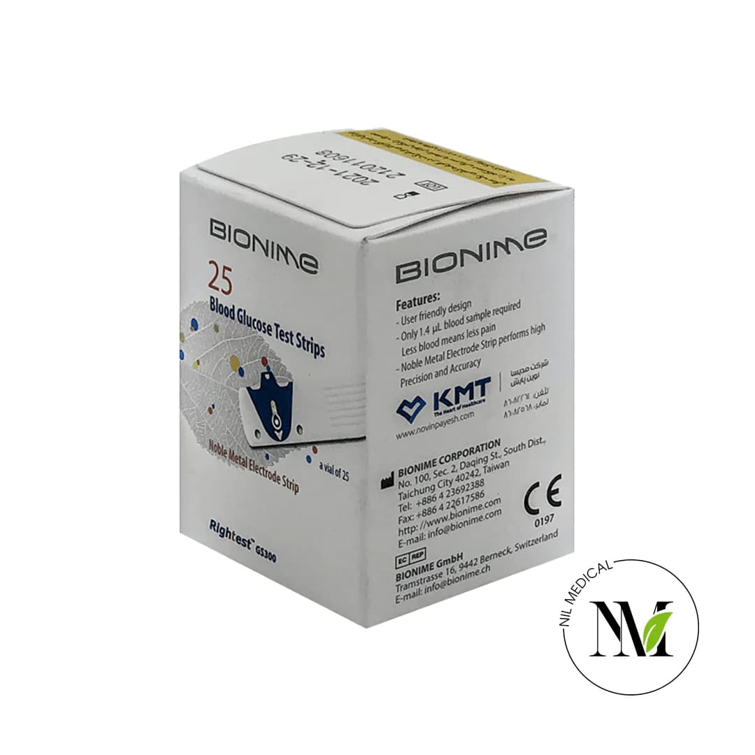 نوار قندخون 25 عددی بایونیم