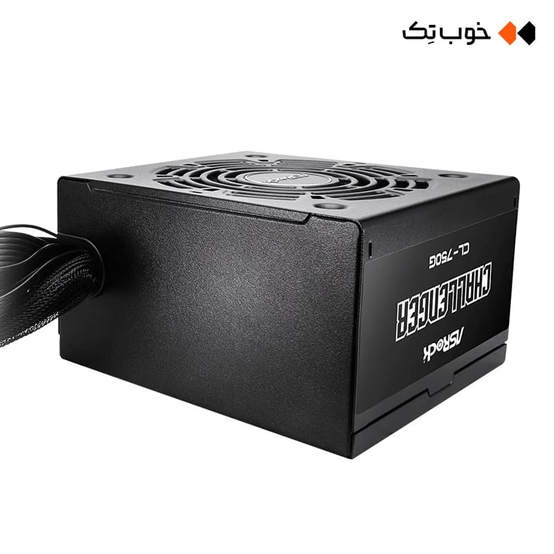 پاور 750 وات غیر ماژولار ازراک مدل Challenger CL-750G — تصویر ۲
