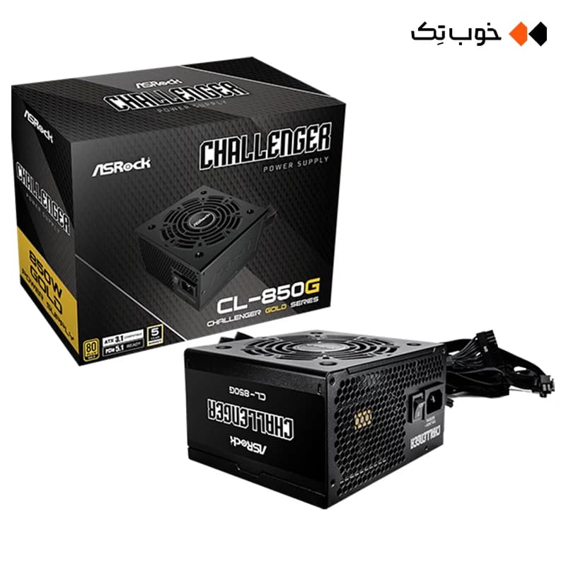 پاور 850 وات فول ماژولار ازراک مدل Challenger CL-850G — تصویر ۵