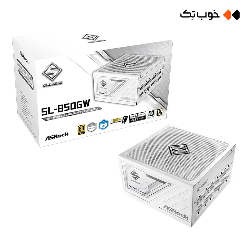 پاور 850 وات فول ماژولار ازراک مدل Steel Legind SL-850GW — تصویر ۶
