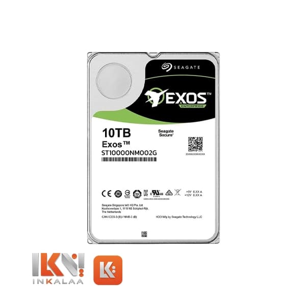 هارد سیگیت سری Exos X10 مدل ST10000NM002G SAS ظرفیت 10TB