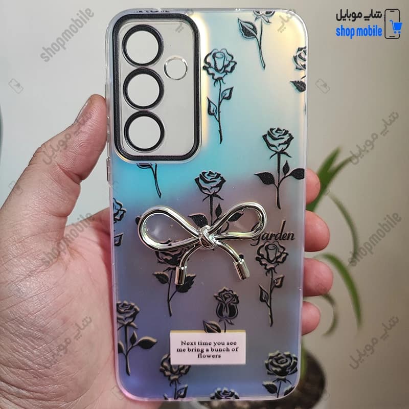 قاب گوشی سامسونگ گلکسی A25 (کاور هولوگرامی فانتزی طرح پاپیون و Rose Garden)