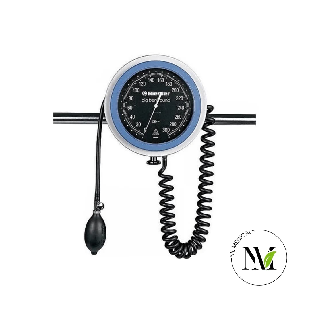 فشارسنج عقربه ای دیواری طرح ساعتی ریشتر مدل 1468