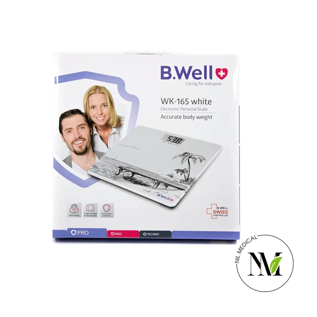 ترازوی دیجیتال بی ول مدل WK-165 white — تصویر ۲