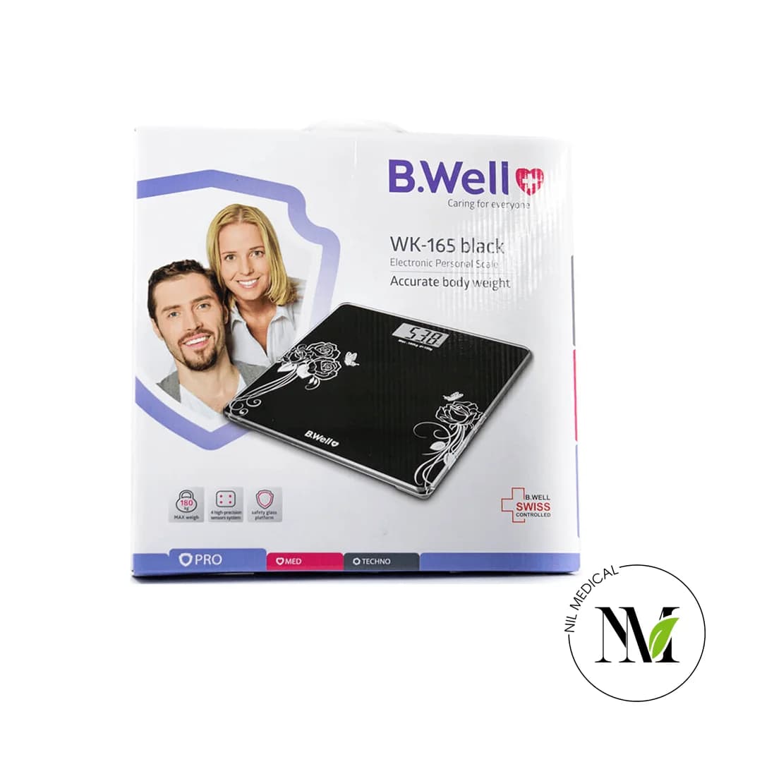 ترازوی دیجیتال بی ول مدل WK-165 black — تصویر ۲