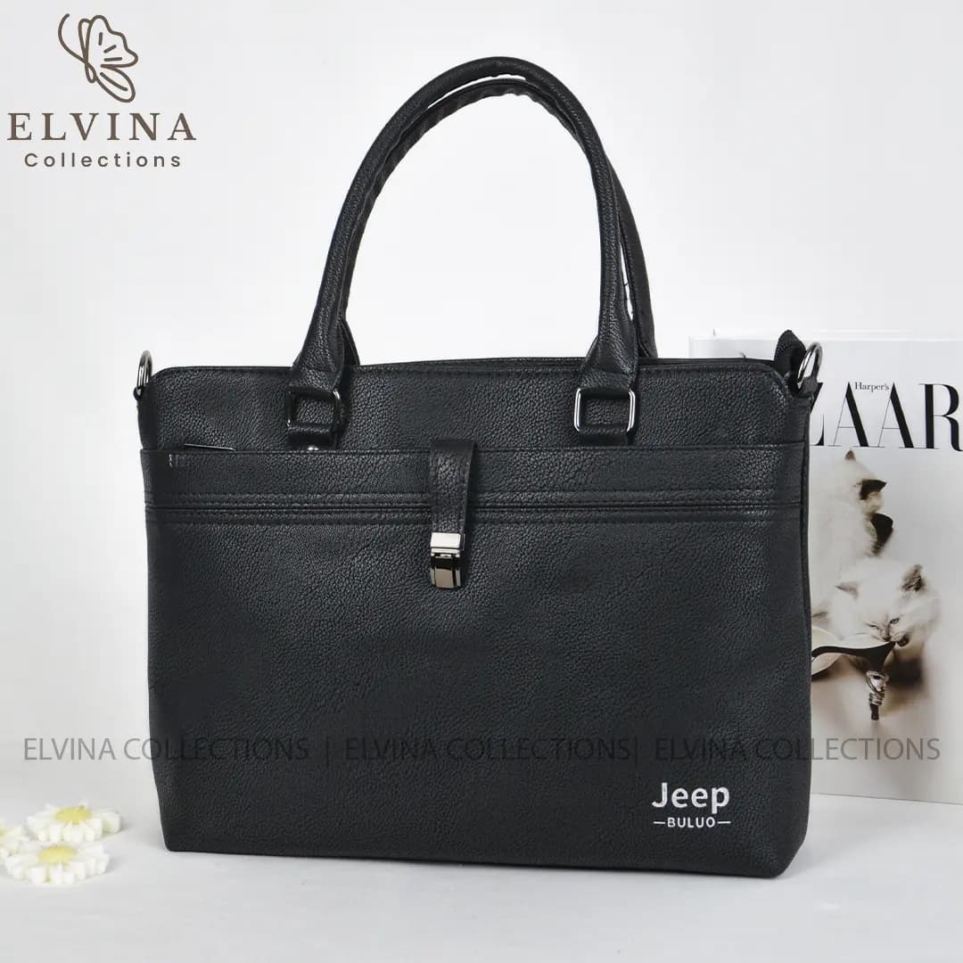 کیف چرم اداری زنانه کد224 (مشکی-قهوه ای- عسلی)