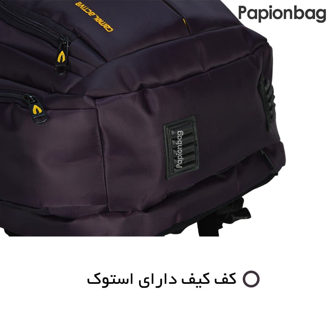 کوله پشتی لپ تاپی کمل اکتیو همراه کاور باران و جیب عینک کد200 — تصویر ۷