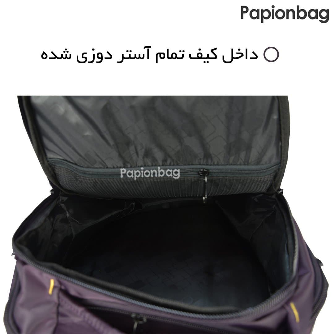 کوله پشتی لپ تاپی کمل اکتیو همراه کاور باران و جیب عینک کد200 — تصویر ۶