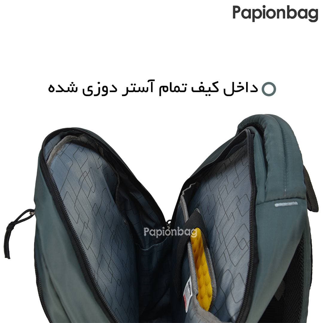 کوله پشتی فانتزی FASHION خاکستری کد170 — تصویر ۵