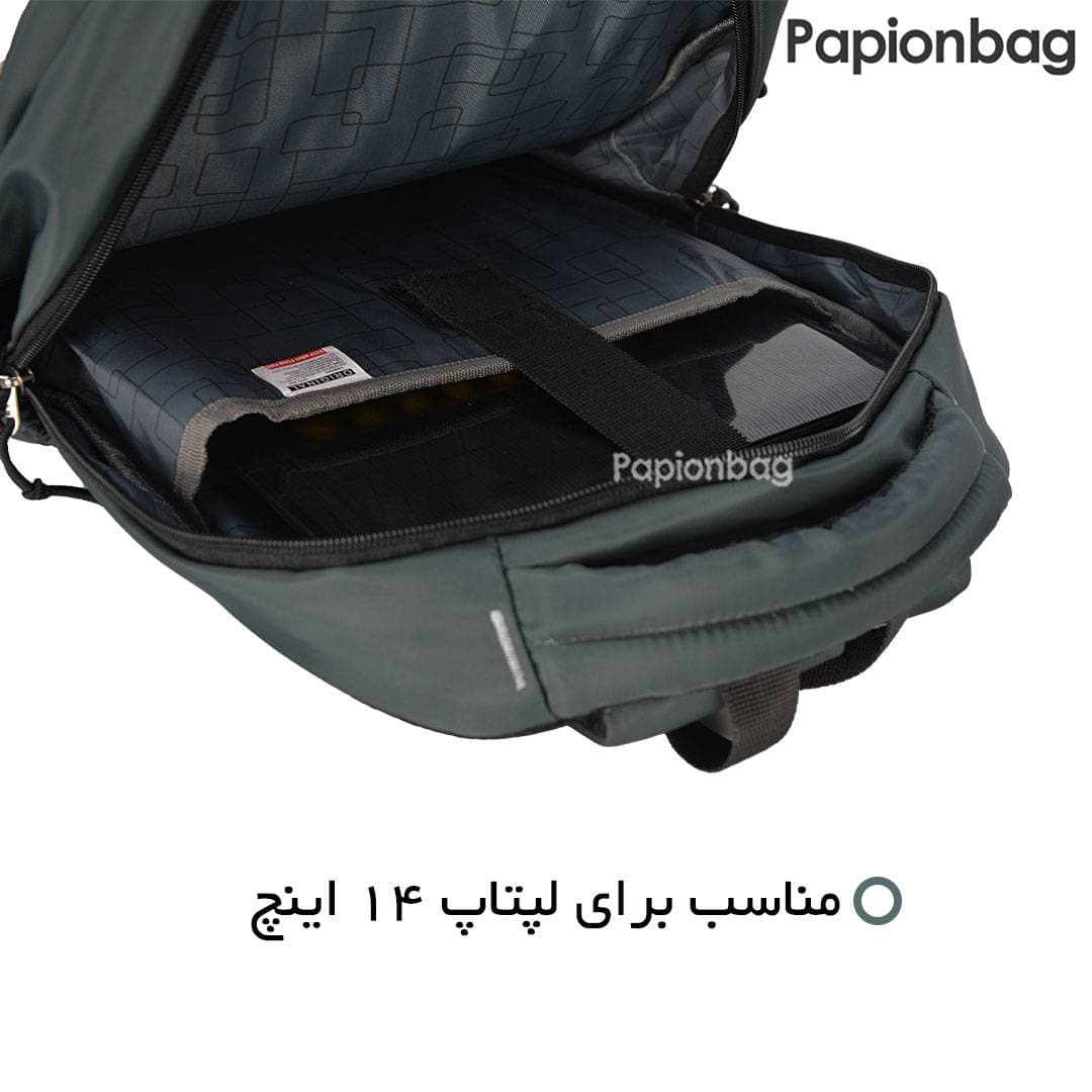 کوله پشتی فانتزی FASHION خاکستری کد170 — تصویر ۷