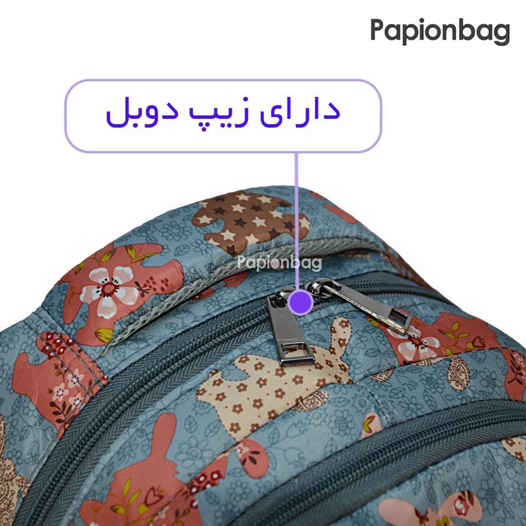 کیف مدرسه دخترانه برزنتی کد153 — تصویر ۸