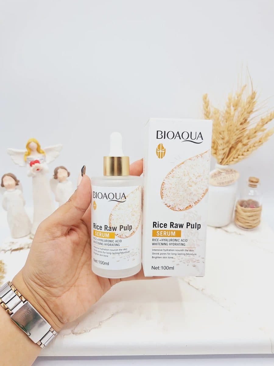 سرم روشن کننده و درمان منافذ باز برنج بیوآکوا حجم 100 میل کد BQ11428