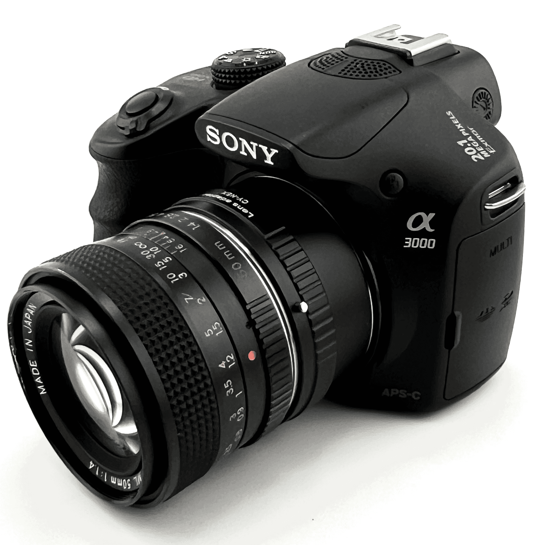 تبدیل لنز YAHSICA CY به Sony E — تصویر ۴