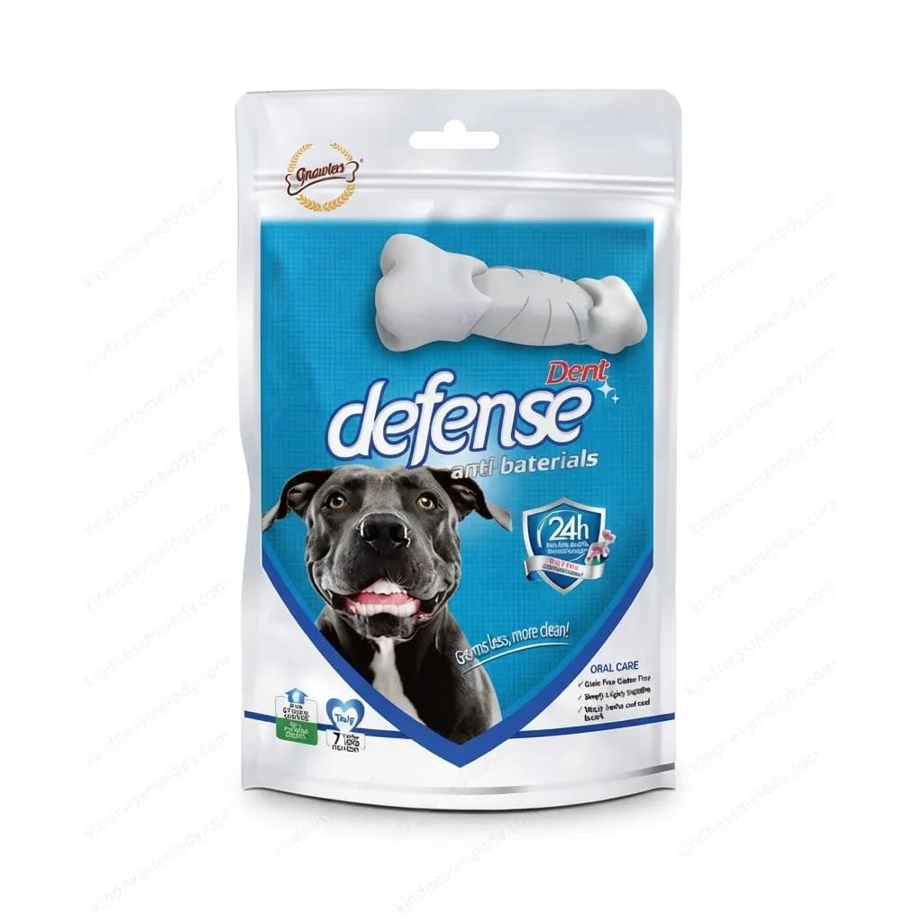 تشویقی دندانی سگ گناولرز دنتال آنتی باکتریال بسته ۷ عددی Gnawlers Dental Antibacterial Dog Treat 7 Pack ‏۱۰۵گرمی