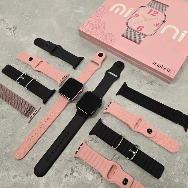 ساعت هوشمند ویسمی WS X28 mini (4 بند + 1 بند فلزی) WISME — تصویر ۲