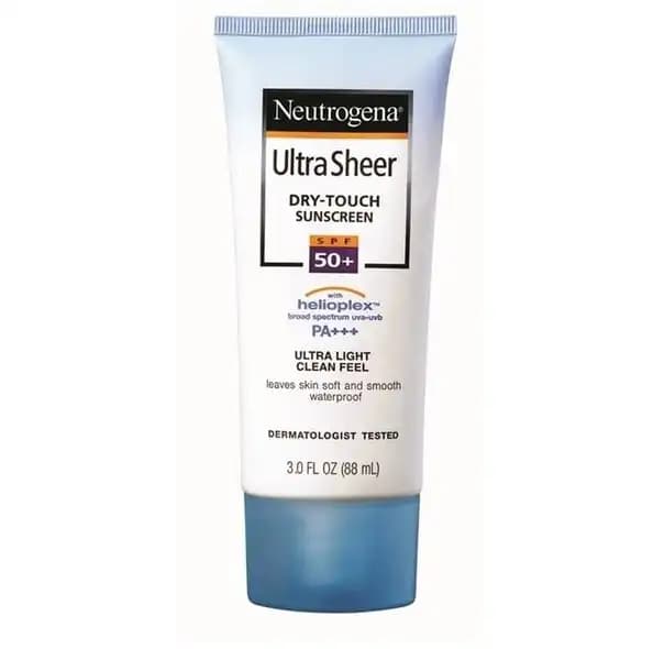 کرم ضد آفتاب +SPF50 نوتروژینا مدل Ultra Sheer Dry Touch Sunscreen حجم 80 میلی لیتر