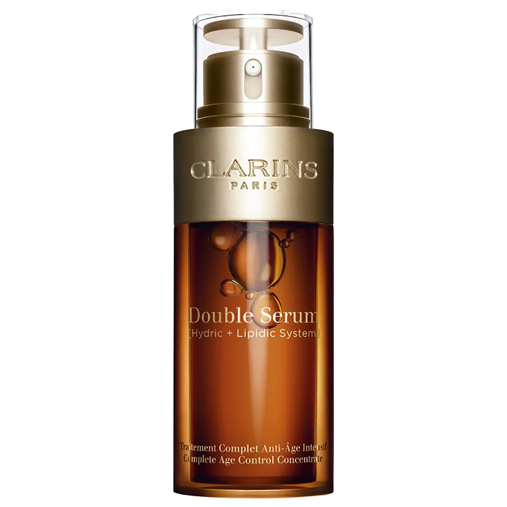 پک 2 عددی سرم جوانساز قوی صورت کلارنس CLARINS مدل Double Serum حجم (30+30 میل) — تصویر ۲