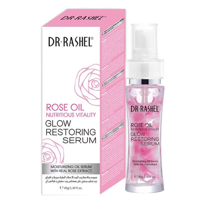 سرم صورت گل رز ROSE OIL آبرسان دکتر راشل DR.RASHEL حجم 40 میل