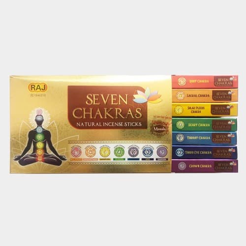 عود خوشبو کننده دست ساز سون چاکرا seven chakras (هفت چاکرا ) راج RAJ