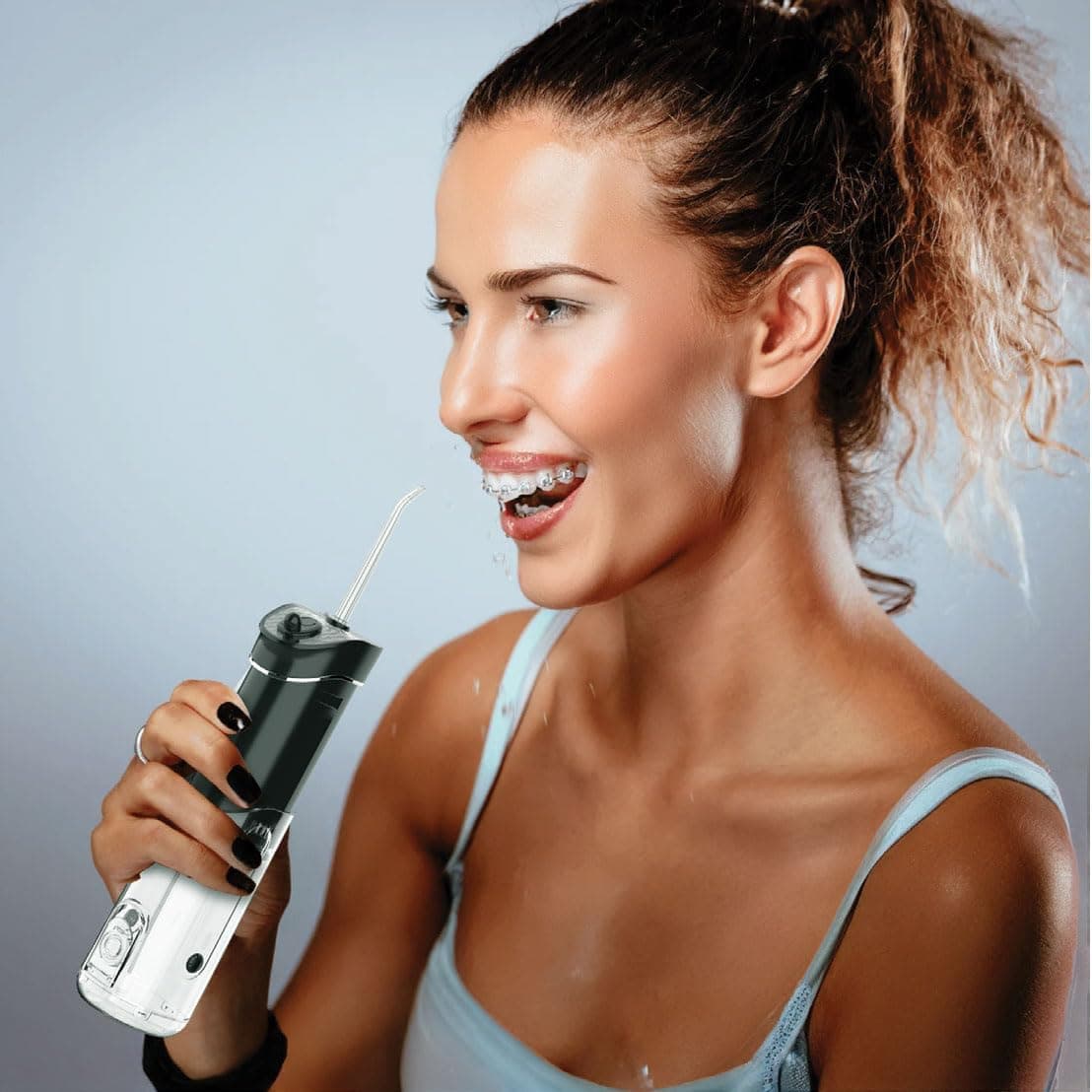 واتر جت دهان و دندان گرین لاین مدل Green Lion Portable Oral Irrigator 180ML — تصویر ۴