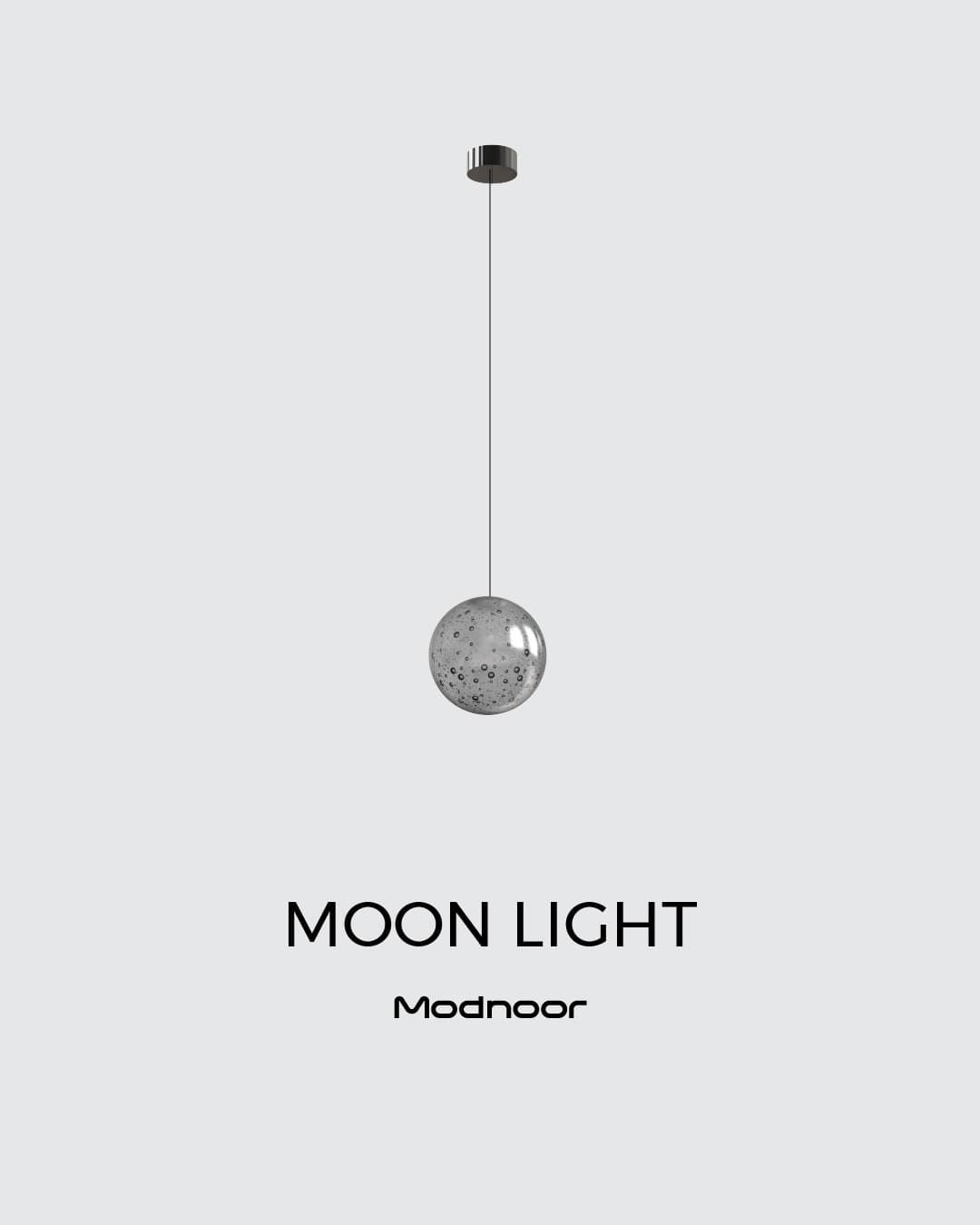 آویز تک قطر 12 مون Moon — تصویر ۳