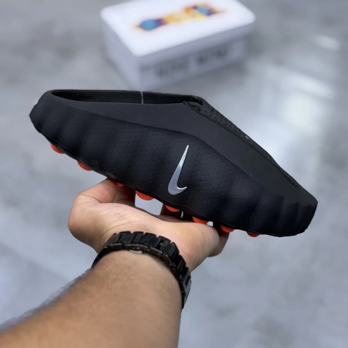 دمپایی نایک مایند مشکی Nike Mind — تصویر ۲