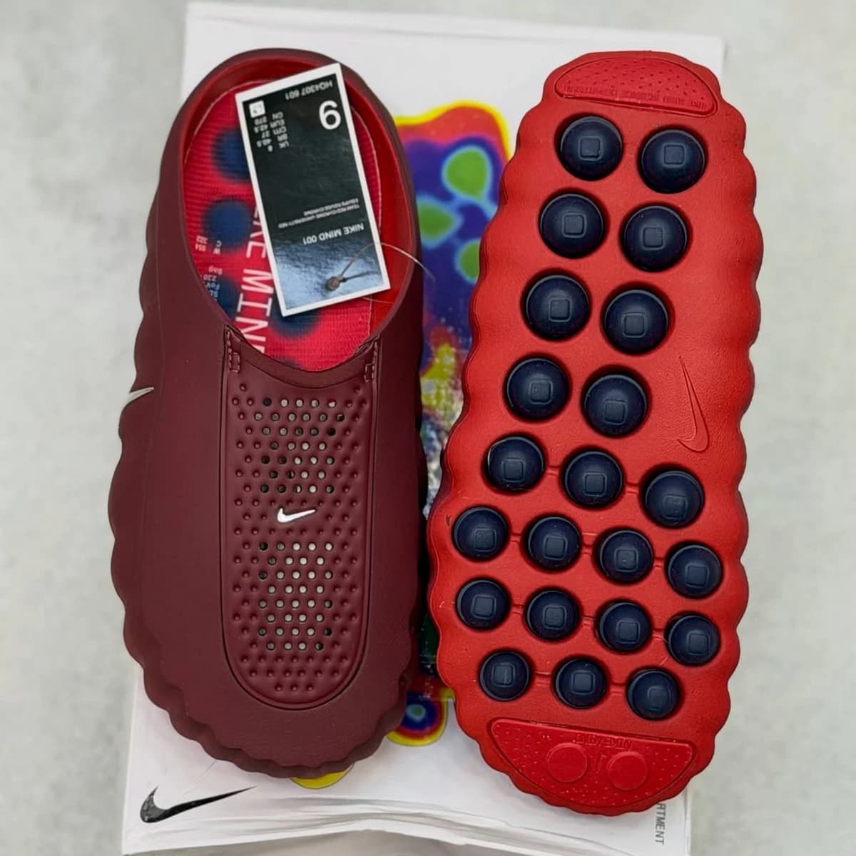 دمپایی نایک مایند قرمز Nike Mind — تصویر ۴