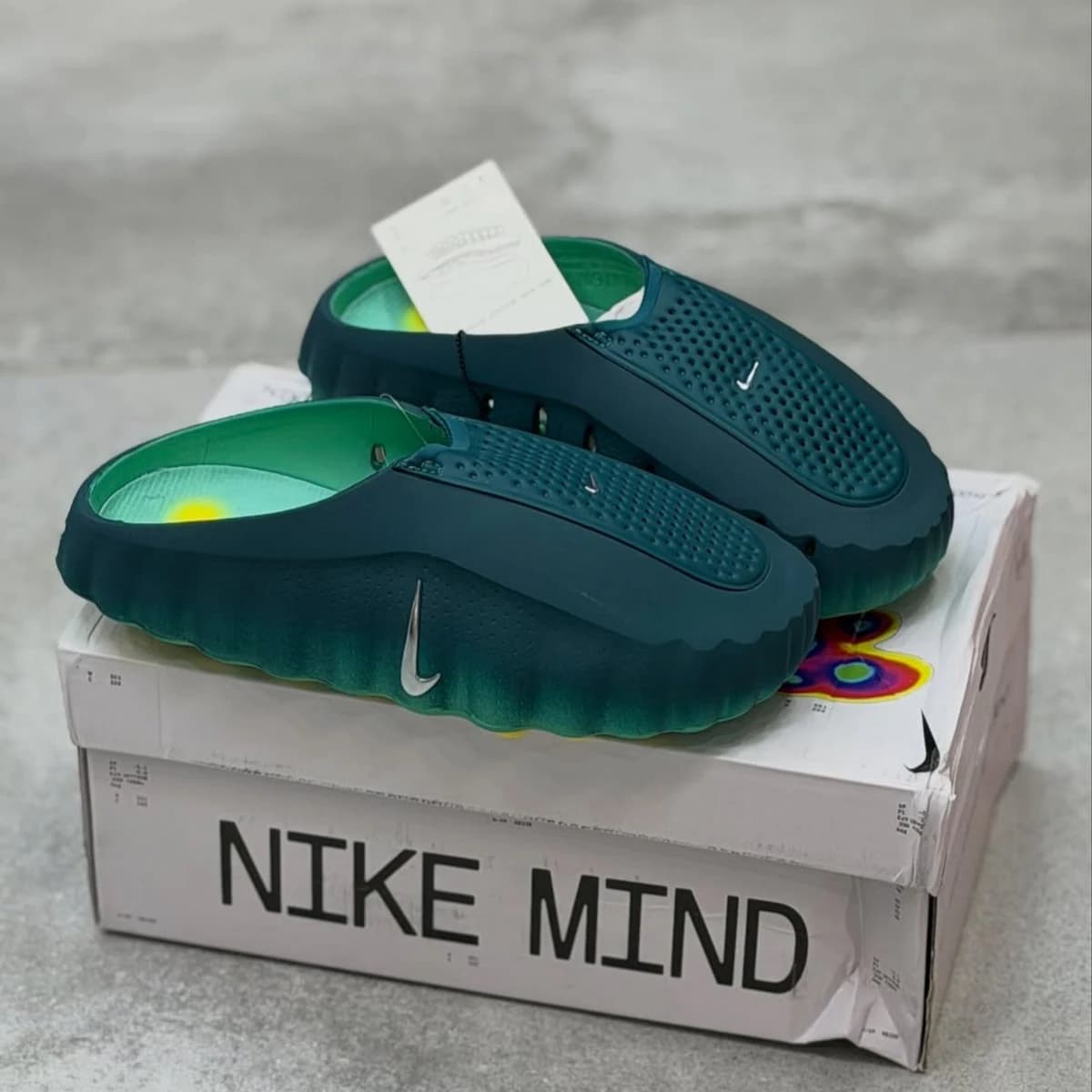 دمپایی نایک مایند سبز Nike Mind — تصویر ۲
