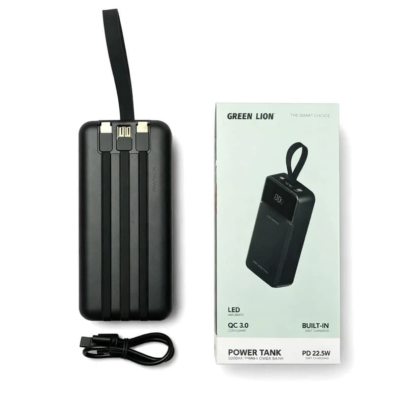 پاوربانک Green Lion Tank 30000mAh — تصویر ۲