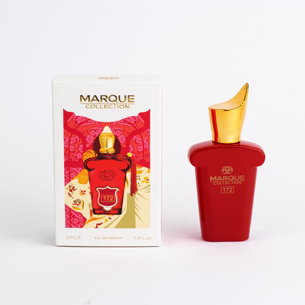 ادکلن کازاموراتی قرمز 25 میل مارکویی Marque کد 172 اورجینال — تصویر ۲