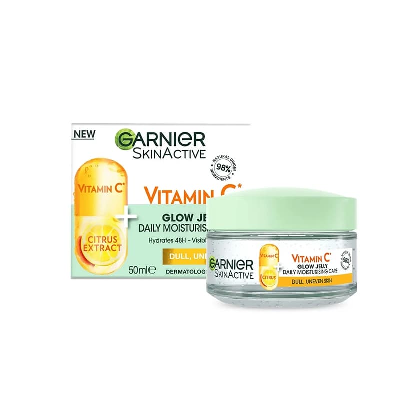 ژل کرم ویتامین سی گارنیر Garnier درخشان کننده و آبرسان حجم 50 میل