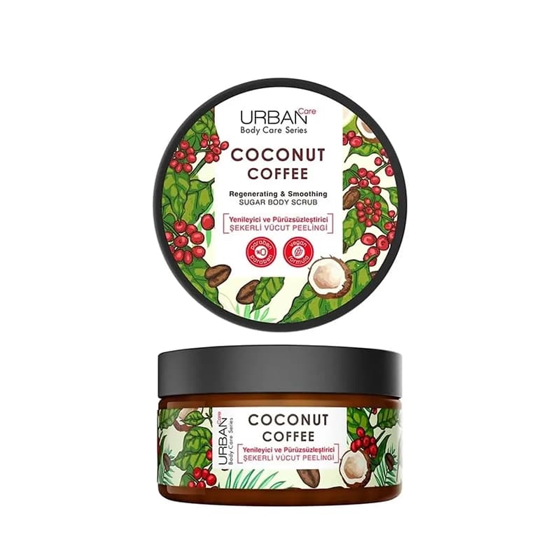 اسکراب بدن اوربان کر Urban Care حاوی روغن نارگیل و قهوه حجم 200 میل