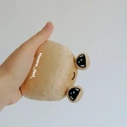 عروسک پو افسرده عروسک pou بازی عروسک بدبخت ناراحت پیپی اسباببازی سیسمونی — تصویر ۳