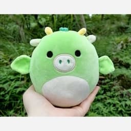 عروسک اسباب بازی پولیشی نانو اسکوییشی دراگون اژدها سبزSquishimals — تصویر ۳