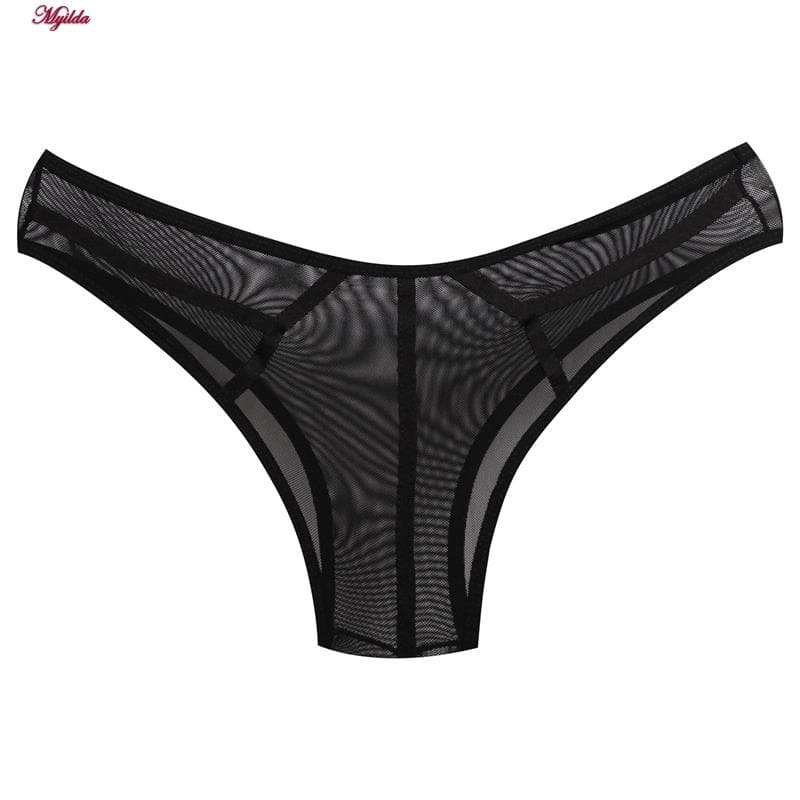 ست شورت و نیم تنه زنانه فانتزی مدل بدون فنر توری مشکی کد 4685-4120 — تصویر ۴