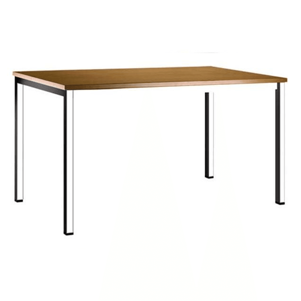 میز صفحه PVC پایه کروم مستطیل 80*120 کد 651 نظری