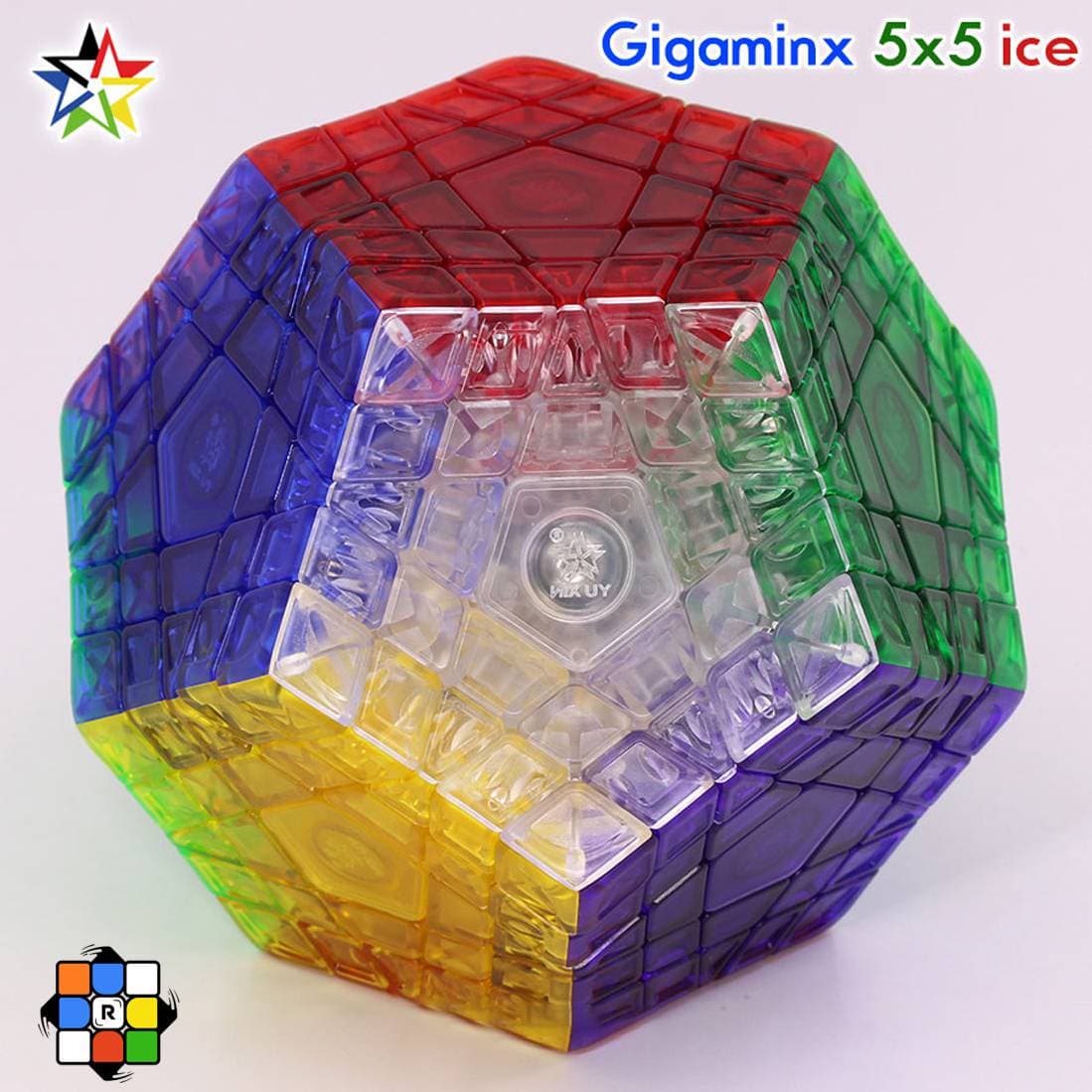 روبیک مگامینکس 5×5 یوکسین هوآنلانگ شفاف ( گیگامینکس)