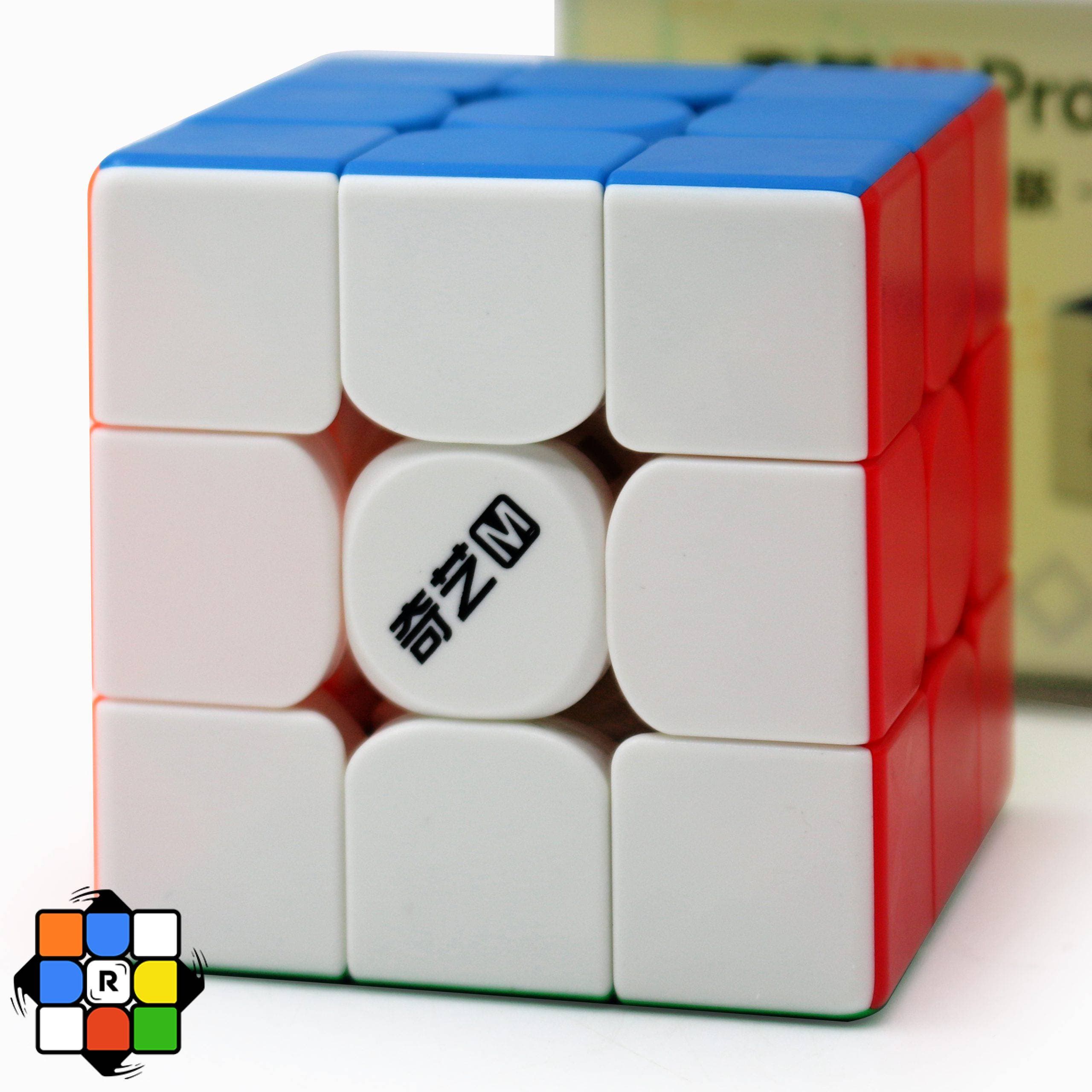 روبیک 3×3 کای وای ام پرو فلگ شیپ مگنت اسپرینگ دار باکس دار — تصویر ۵