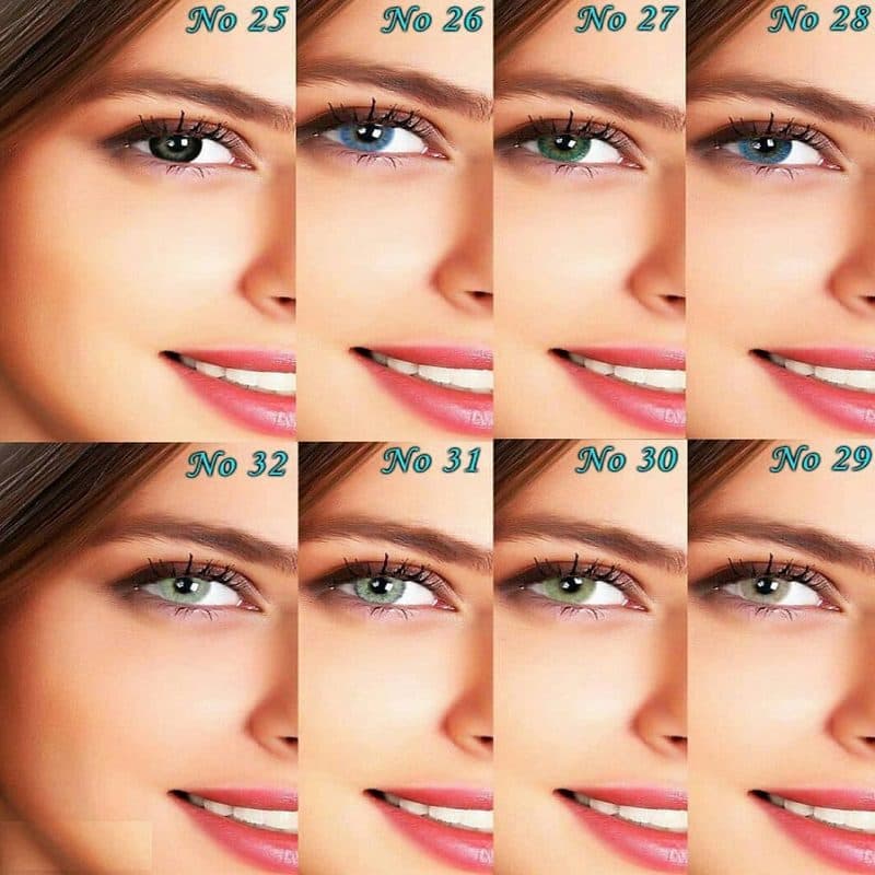 لنز رنگی چشم گریس GRACE کد 36 — تصویر ۵