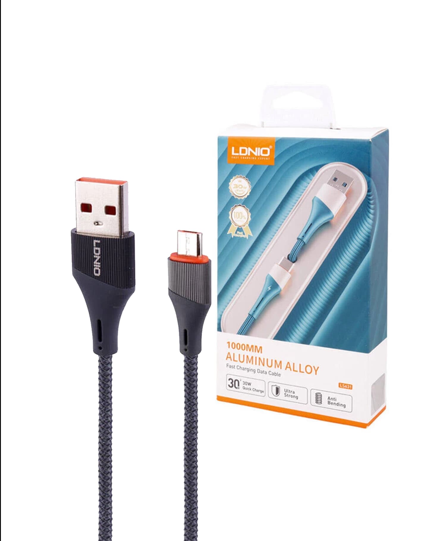 کابل تبدیل USB به Micro-B الدینیو LS-631 — تصویر ۳