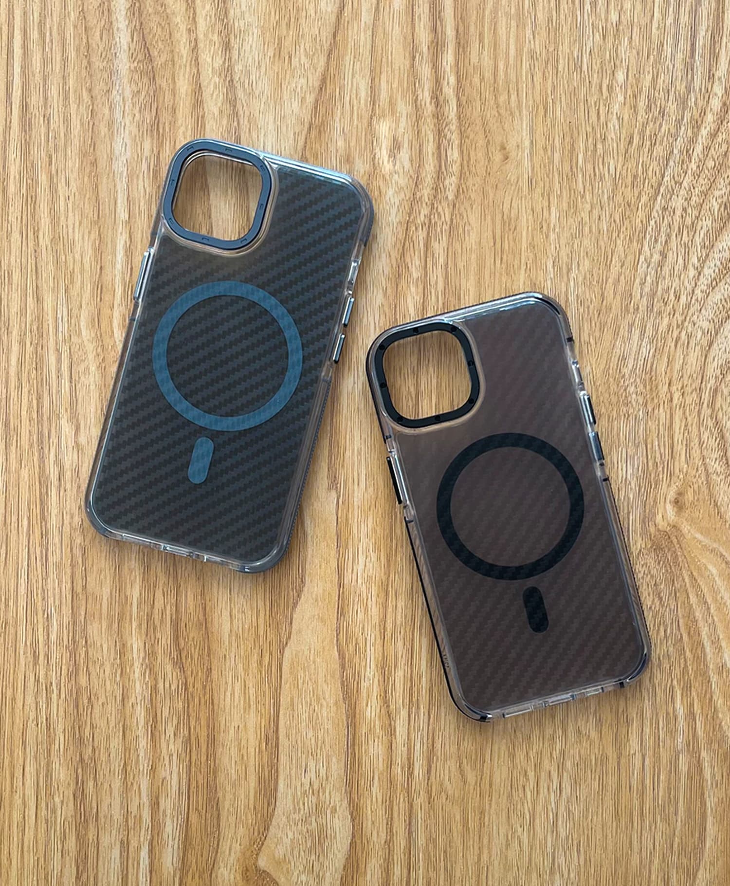 قاب مجیک ماسک طرح کربن مگ سیف دار گوشی موبایل Iphone 13 — تصویر ۵